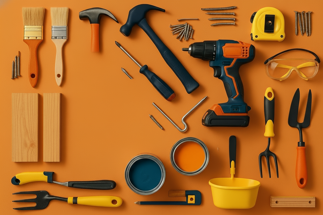 diy theme for my business home page, maybe showing all different types of products which my common theme colours throughout, be creative. remove the shop now button
